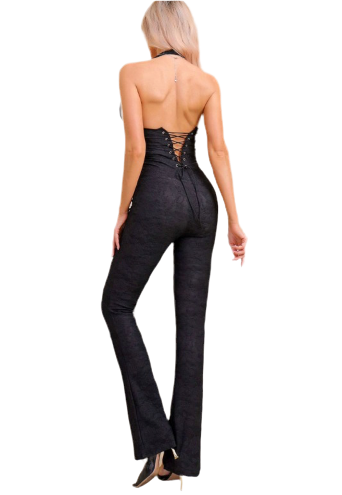 Black lace jumpsuit