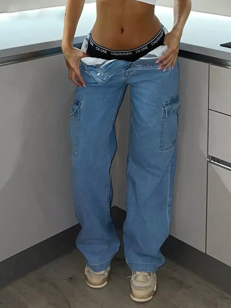 Universal High Waist Cargo Pants Stylish