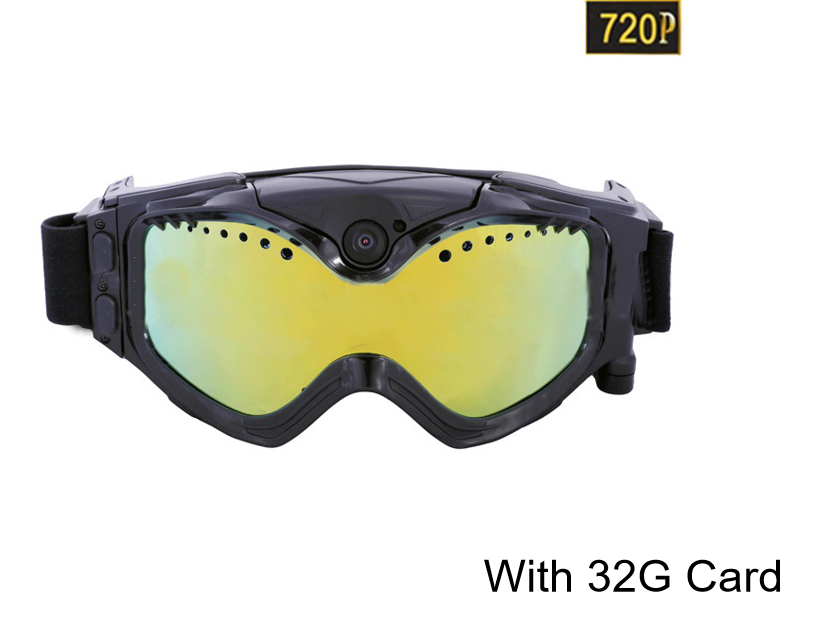 Anti-Fog Sports Glasses with HD 720P Camera