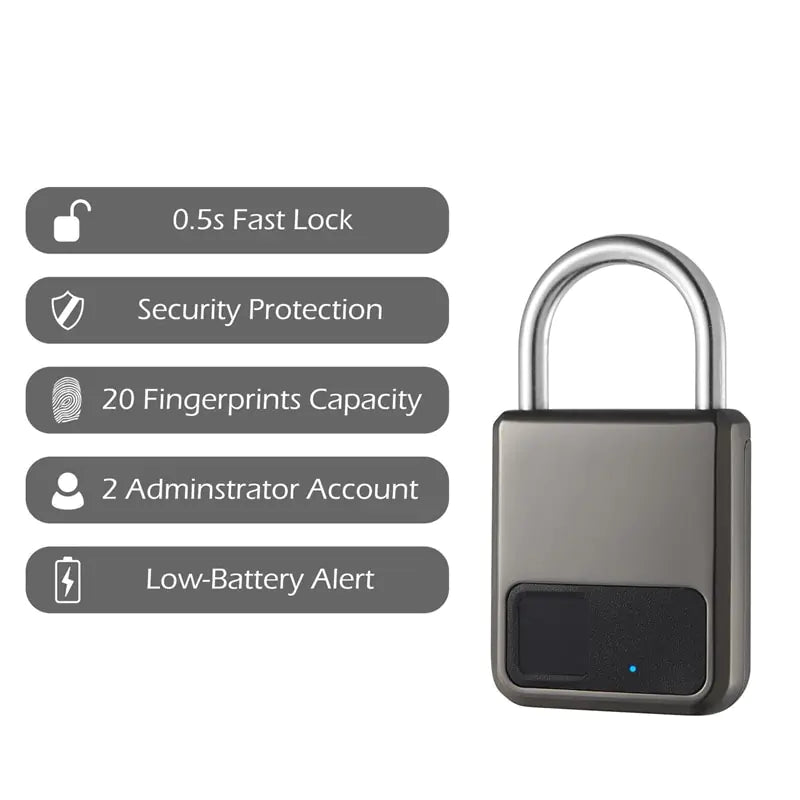 Universal Fingerprint Padlock