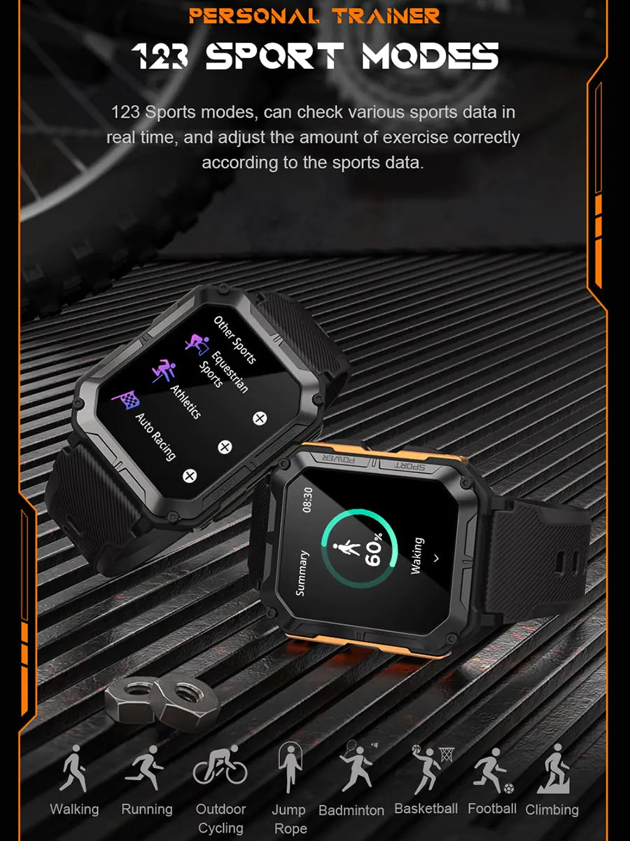 Universal Smart Watch Men Sport Waterproof