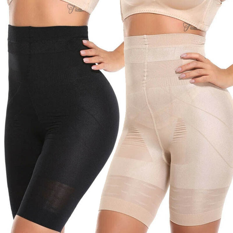 Seamless High-Waist Shaping Control Briefs (Five-Point)