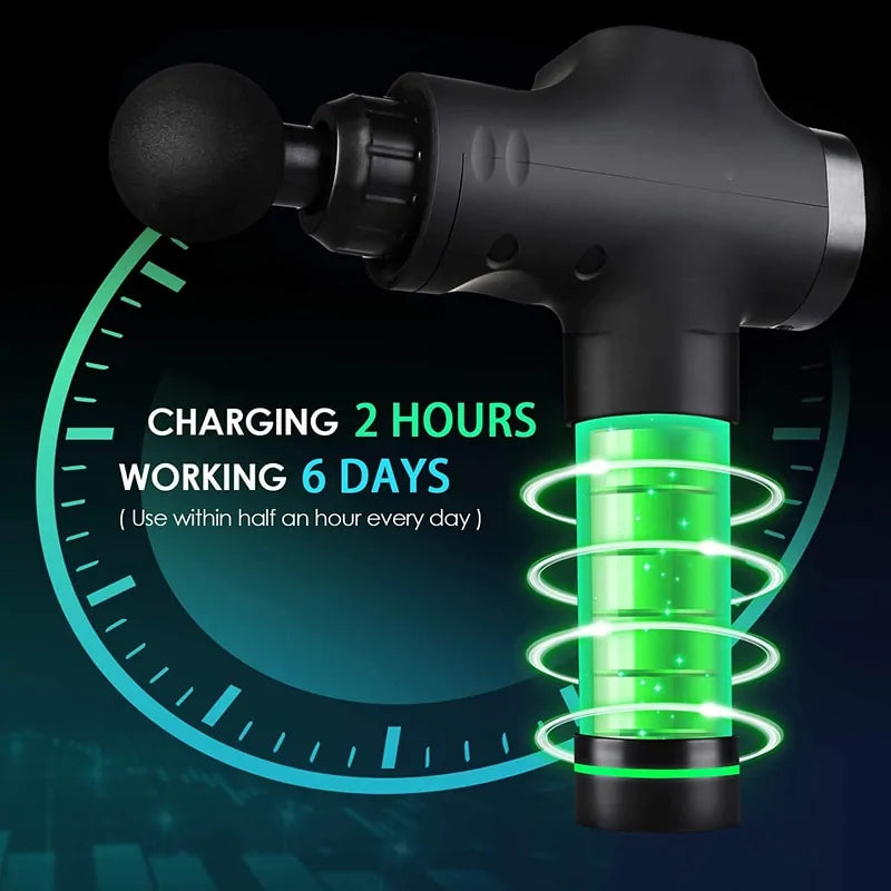 Universal LCD Display Massage Gun Deep Muscle Massager