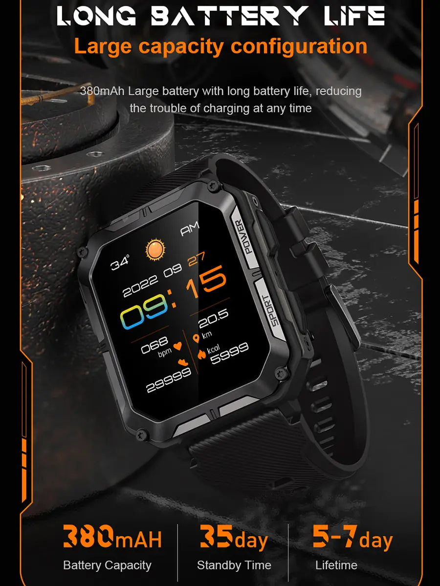 Universal Smart Watch Men Sport Waterproof