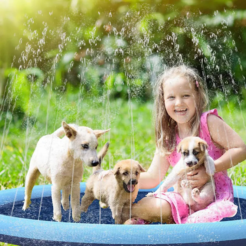 Universal Summer Dog Toy Splash Sprinkler Pad
