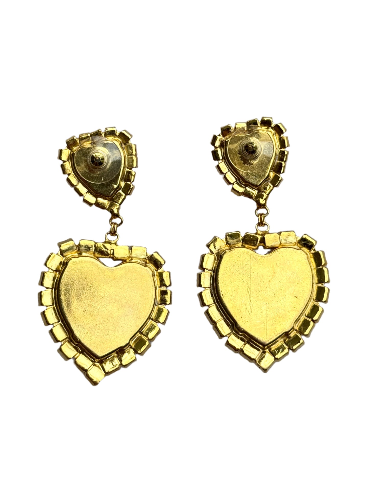 Isabella Pink Heart Earrings