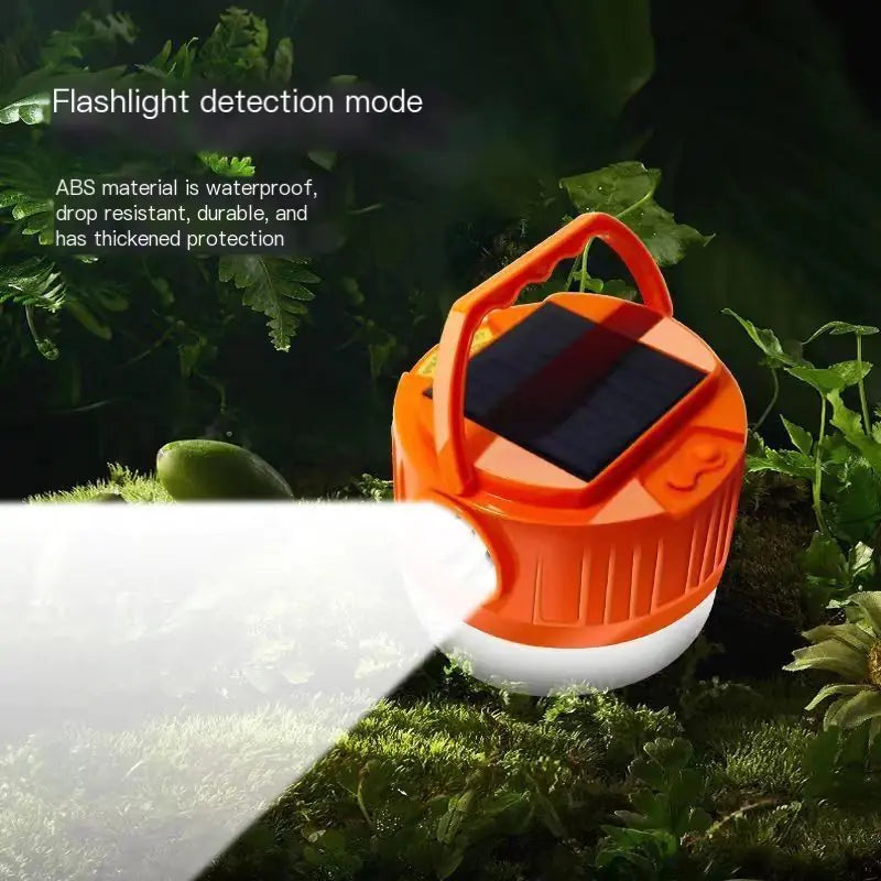 Solar Lantern Bulb - Portable Outdoor Camping Light