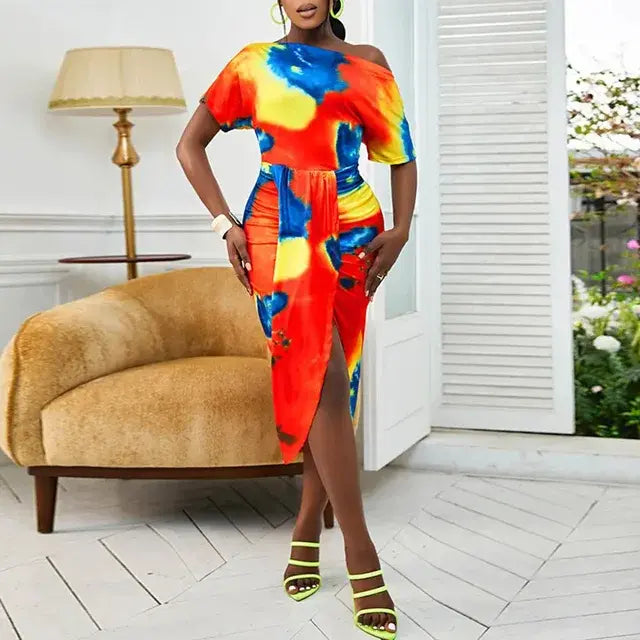 Universal Dress Women Summer Sexy Stripe