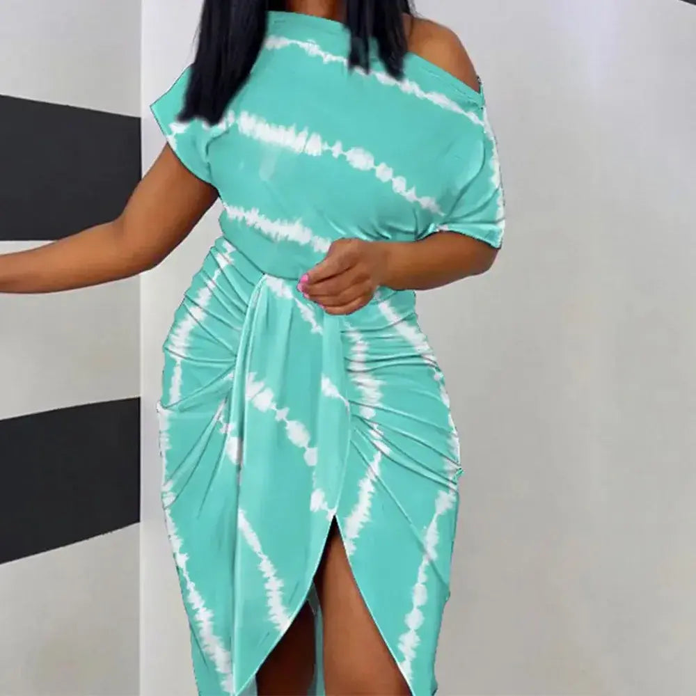 Universal Dress Women Summer Sexy Stripe