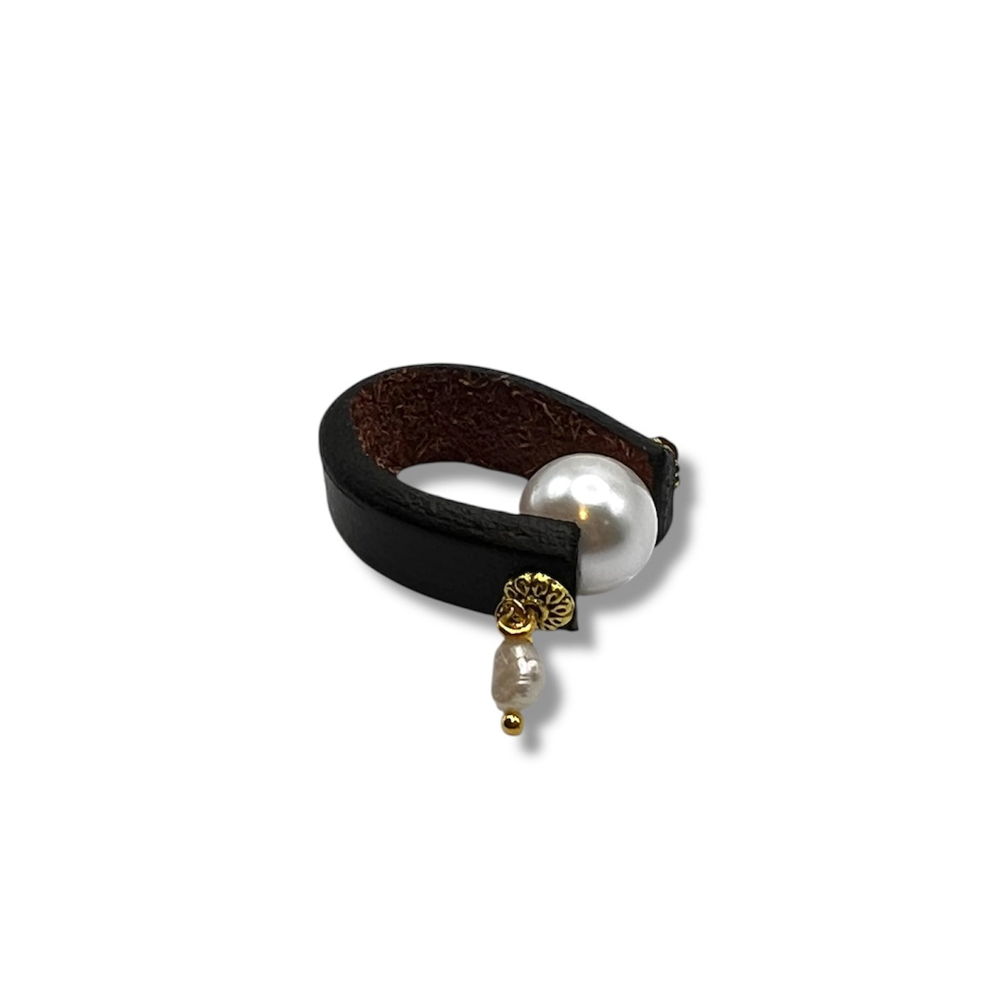 Natural Round Pearl Ring