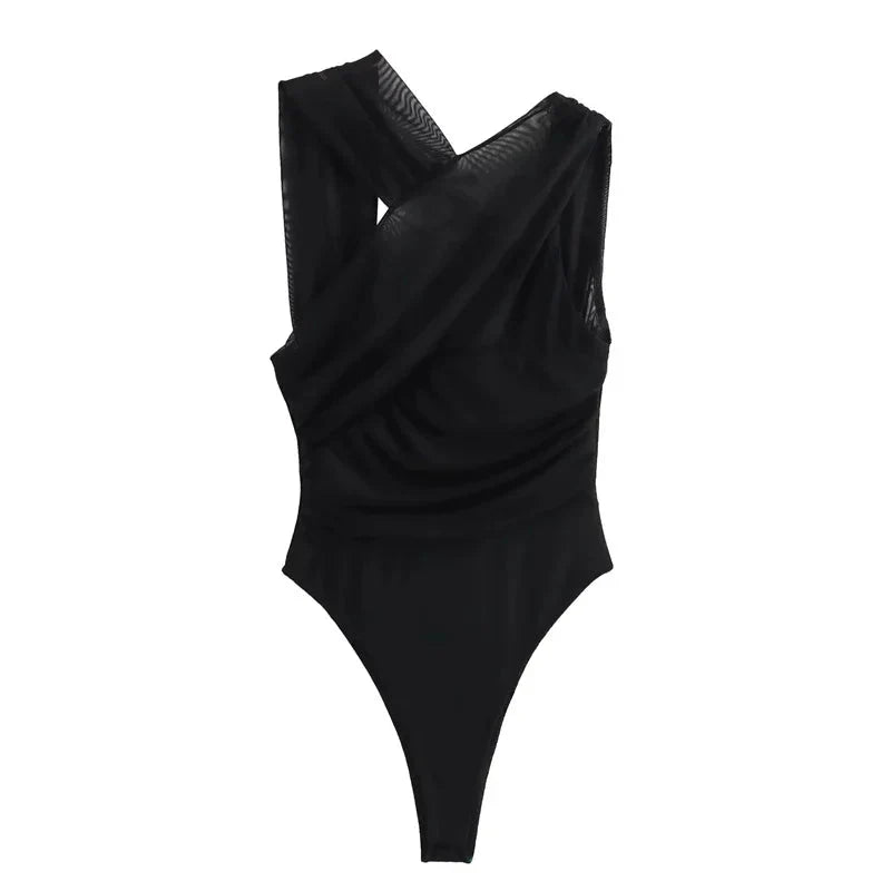 Ladies Leopard Bodysuit