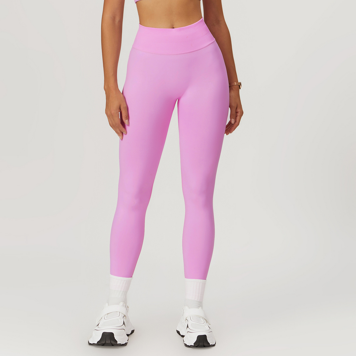 Seamless Peach Hip High-Waist Yoga Pants for Women