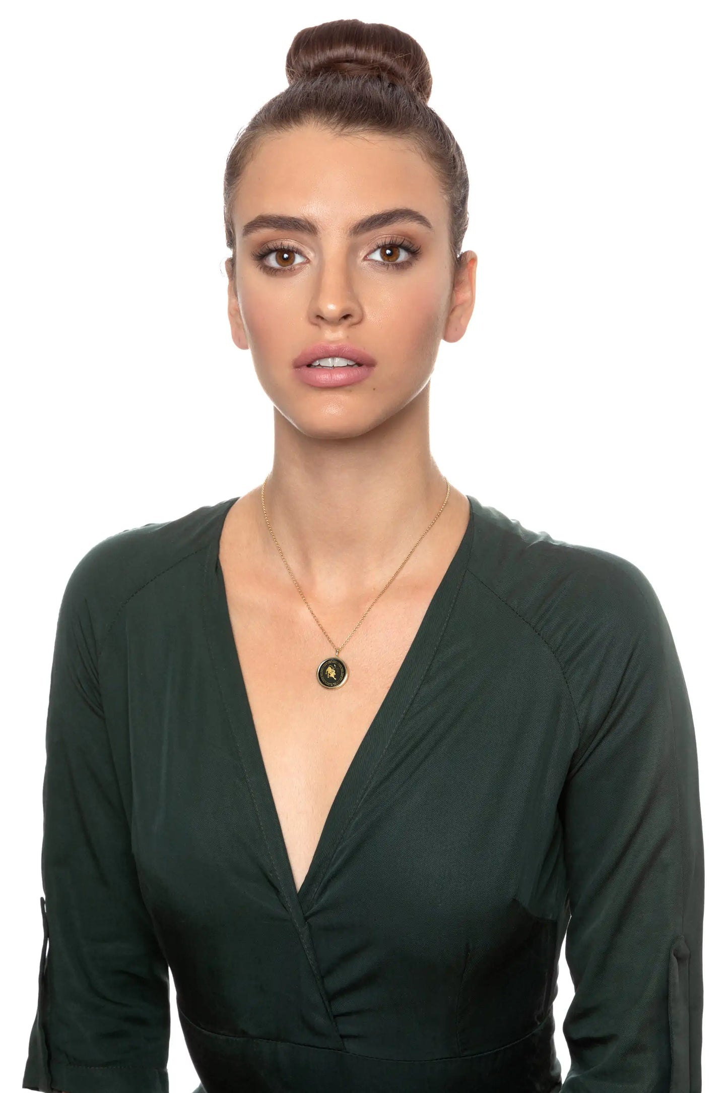 Universal Leo Necklaces for Lovers of the Zodiac 24k Gold Inscribed