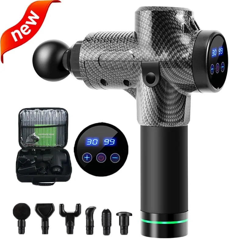 Universal LCD Display Massage Gun Deep Muscle Massager