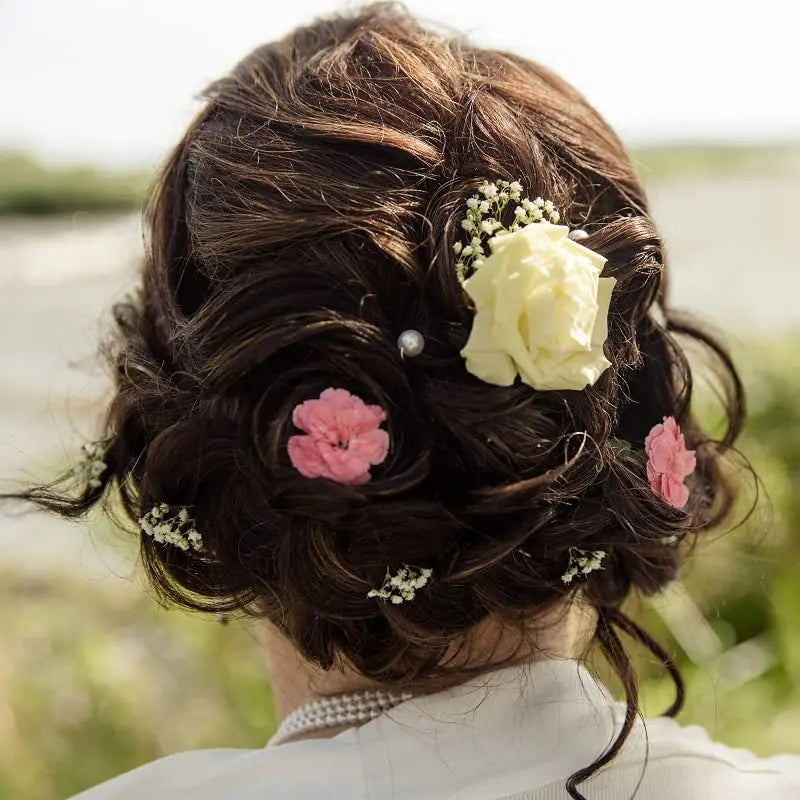 Universal Short Curls Extension Bun