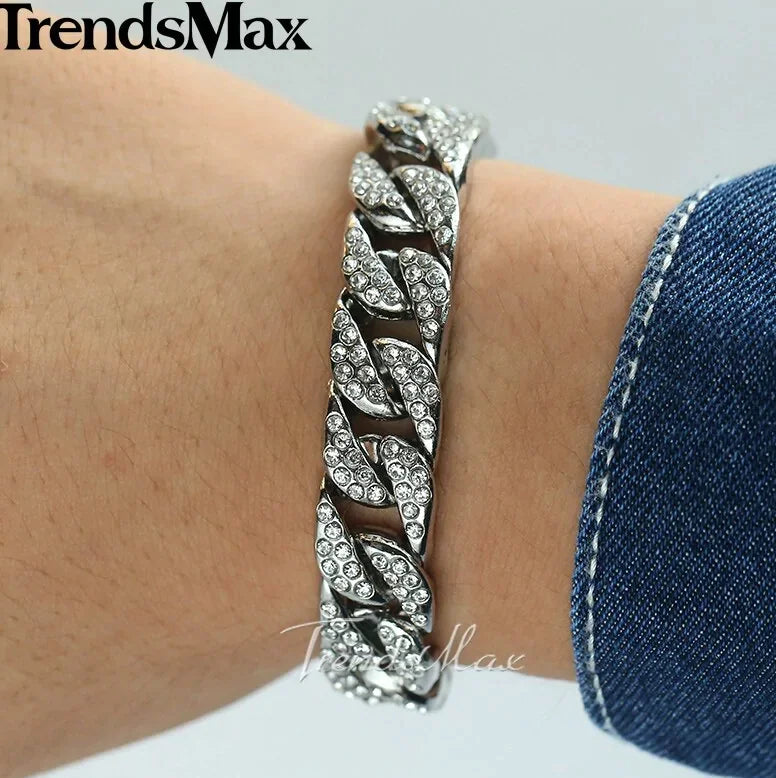 Universal Miami Gold Curb Cuban Bracelet