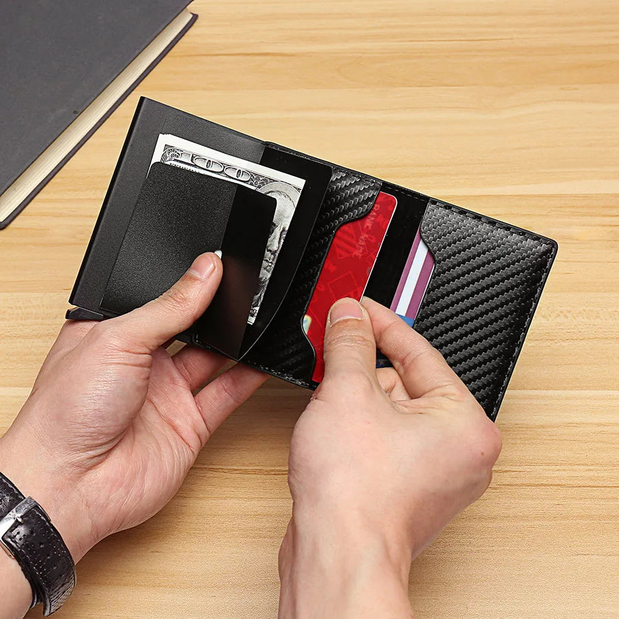 Universal Carbon Fiber Credit Card Holder