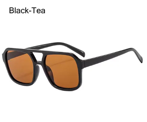 Vintage Rectangle UV400 Sunglasses