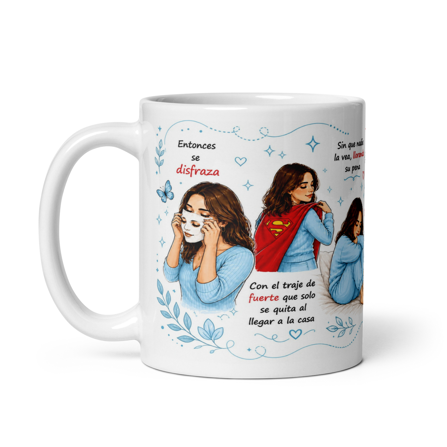 Taza Inspiradora para Mujeres Fuertes – Mug Motivacional y Emotivo para Café | Regalo Especial para Mujer