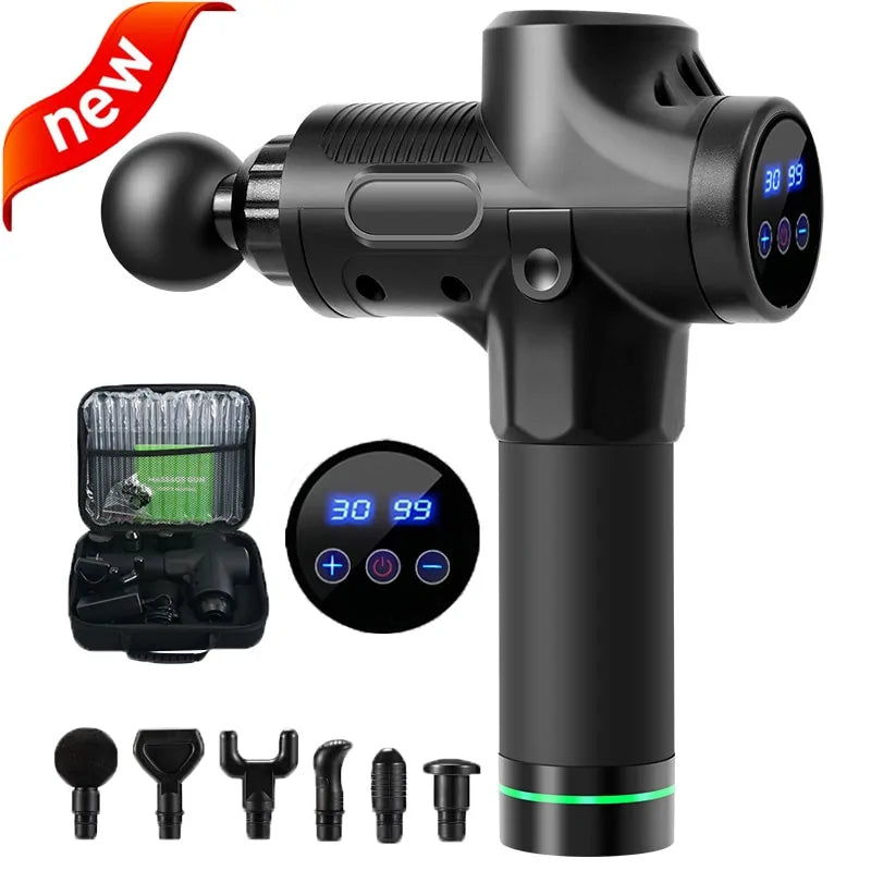 Universal LCD Display Massage Gun Deep Muscle Massager