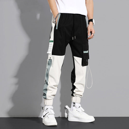 Men's Casual Loose Fit Stretchy Sports Pants