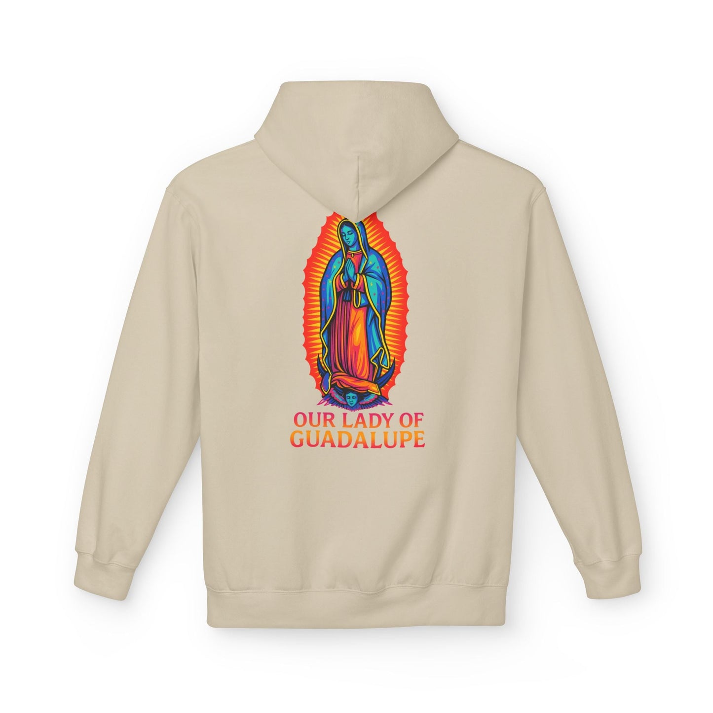 Our Lady of Guadalupe Hoodie | Virgin Mary Hoodie | Catholic Streetwear | Faith Graphic Hoodie | Guadalupe Sweatshirt