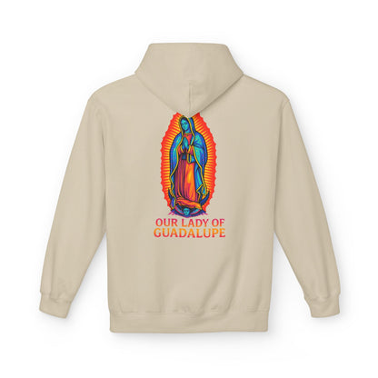 Our Lady of Guadalupe Hoodie | Virgin Mary Hoodie | Catholic Streetwear | Faith Graphic Hoodie | Guadalupe Sweatshirt