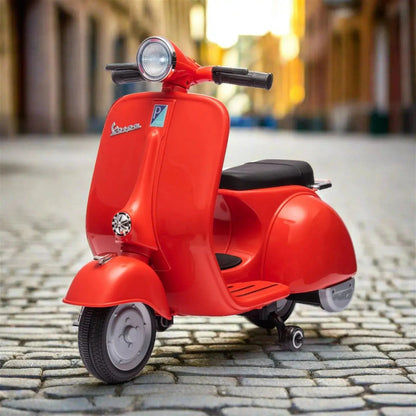 12V Kid's Vespa Electric Ride-On Scooter