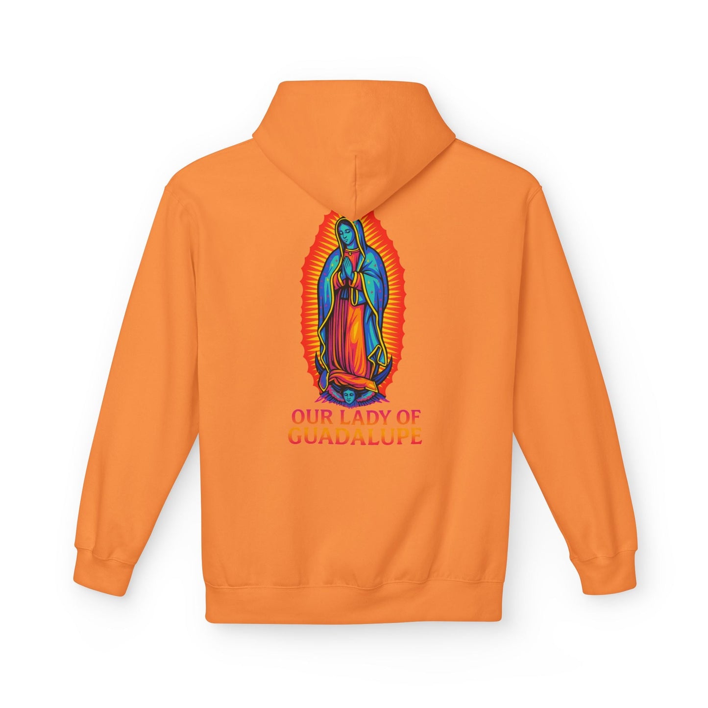 Our Lady of Guadalupe Hoodie | Virgin Mary Hoodie | Catholic Streetwear | Faith Graphic Hoodie | Guadalupe Sweatshirt