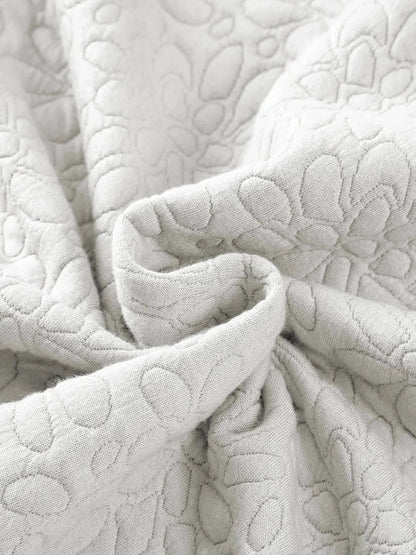 Baseball Collar Floral Quilted Jacket