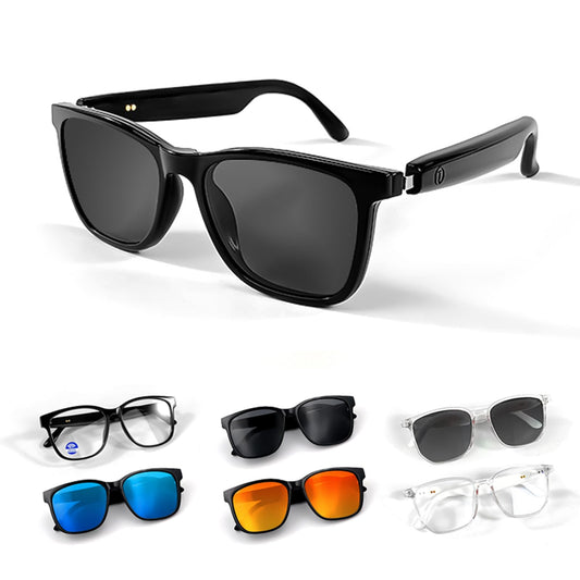 Wireless Bluetooth Sunglasses for Men Women Polarized Smart Sunglasses Headphones Bluetooth 5.3 Audio Glasses with Speakers Listenable Songs Blue Tooth Smartglasses Sunglasses for iPhone Android