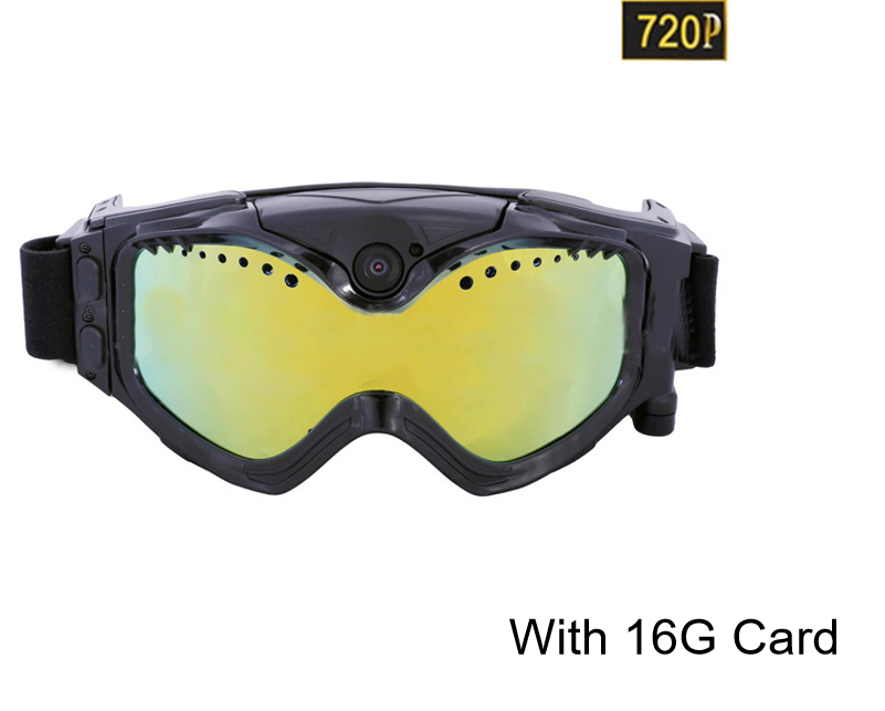 Anti-Fog Sports Glasses with HD 720P Camera