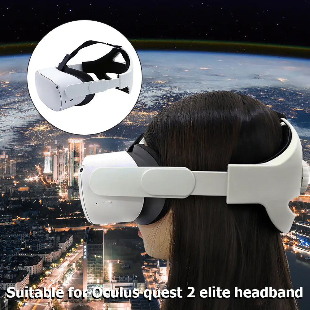 Universal Adjustable Head Strap For Oculus Quest 2 Elite Increase Supporting Improve Comfort-Virtual For Oculus Quest 2 VR Accessories
