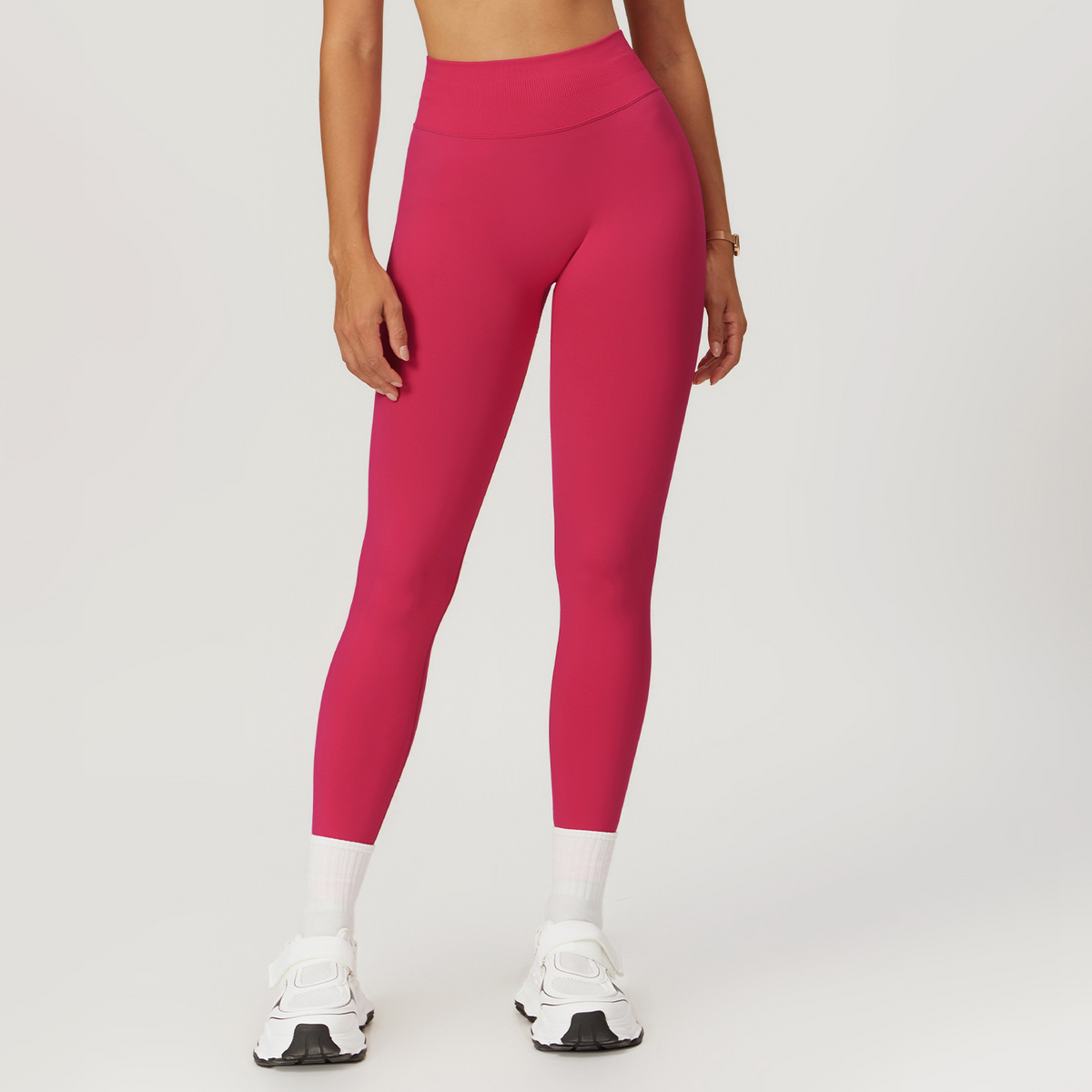 Seamless Peach Hip High-Waist Yoga Pants for Women