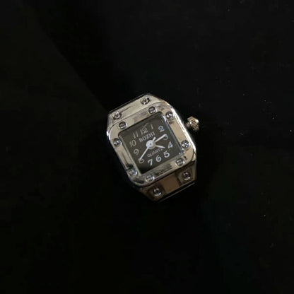 Vintage Couple Watches with Simple Ring Design