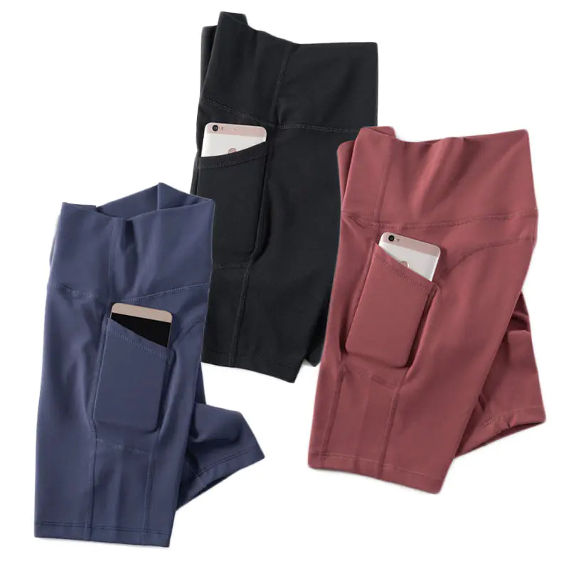 Women's European and American Yoga Five-Point Shorts
