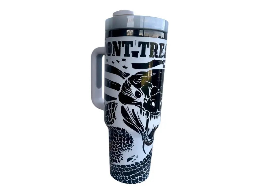 Don’t Tread On Me 40oz Patriotic Snake Tumbler