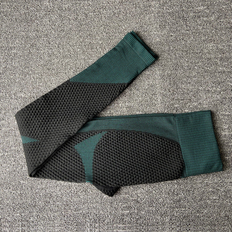 High Waist Peach Hip Fitness Yoga Pants - Quick-Dry
