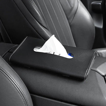 Car Sun Visor Tissue Box Holder for BMW