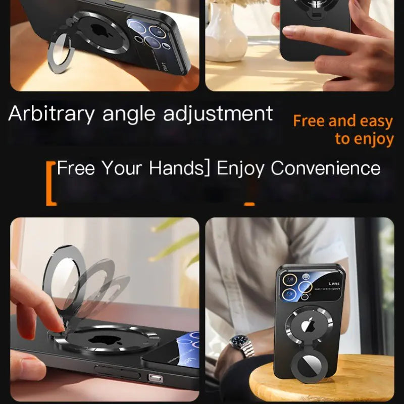 Magnetic Stand Case for iPhone 15 and 13/14 Models