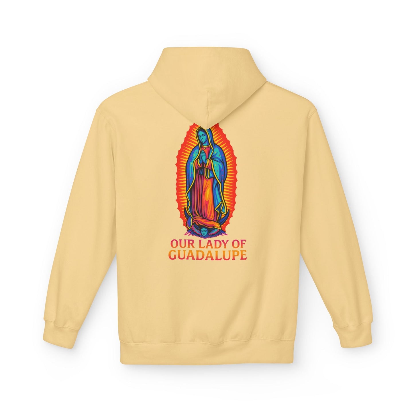 Our Lady of Guadalupe Hoodie | Virgin Mary Hoodie | Catholic Streetwear | Faith Graphic Hoodie | Guadalupe Sweatshirt