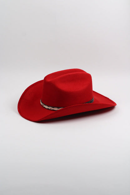 The Durango Cowboy Hat - Lipstick Red