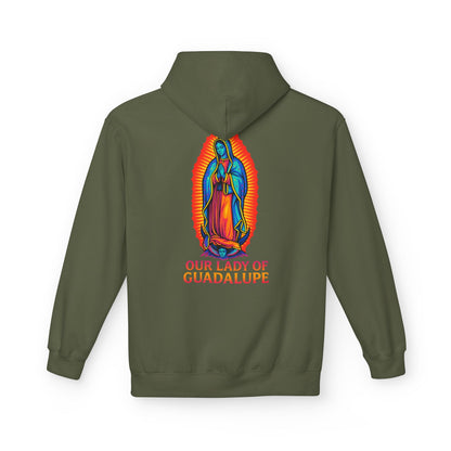 Our Lady of Guadalupe Hoodie | Virgin Mary Hoodie | Catholic Streetwear | Faith Graphic Hoodie | Guadalupe Sweatshirt