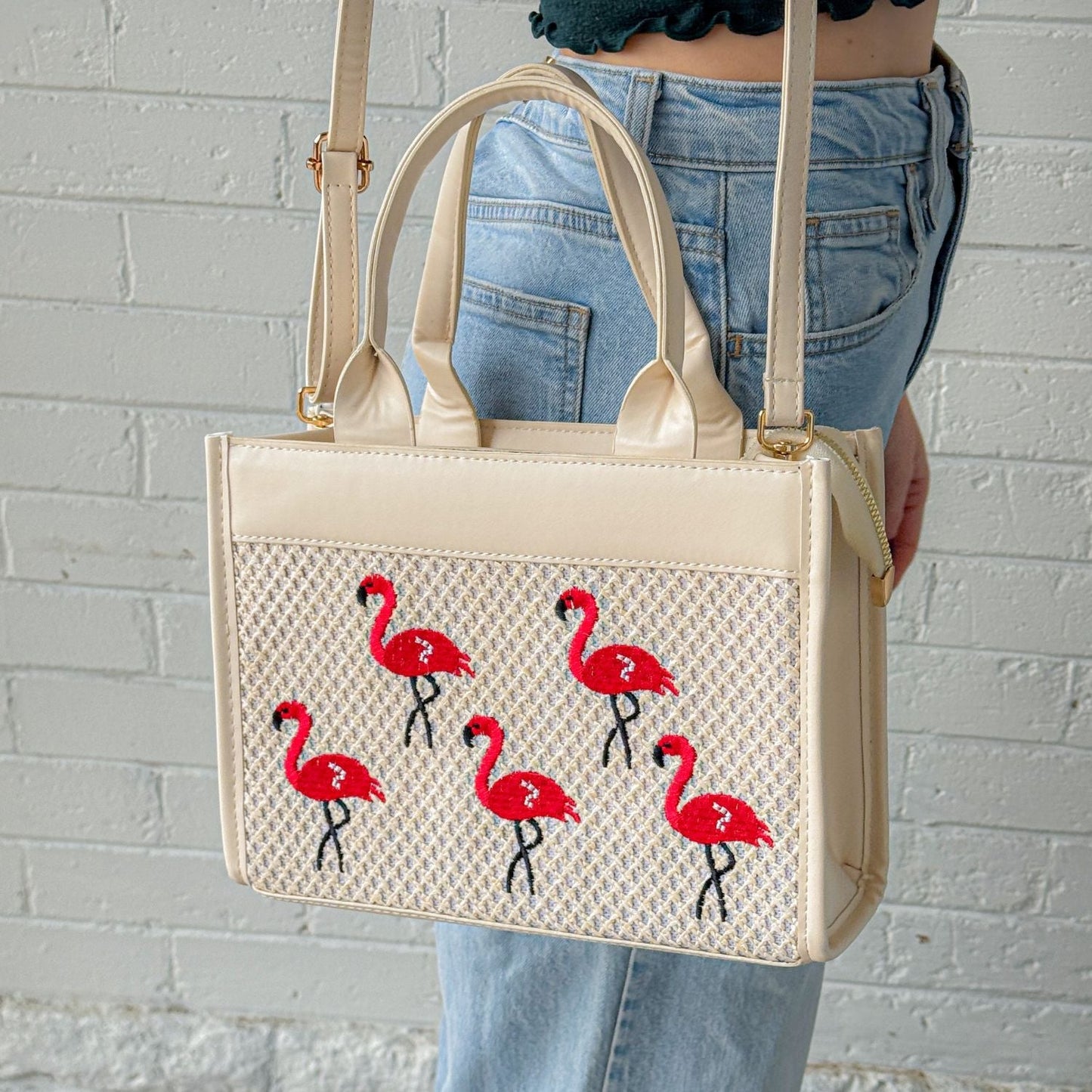 Classic Flamingo Purse