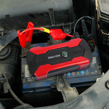Car Jump Starter 800A 28000mAh with LCD & LED Light