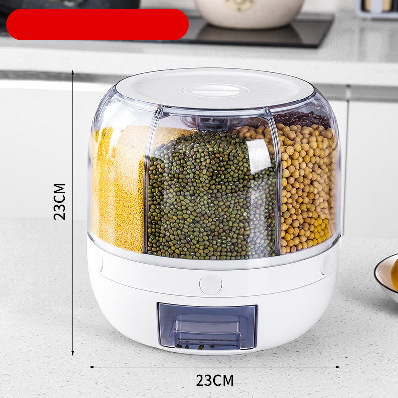 360° Rotating Grain Storage Container