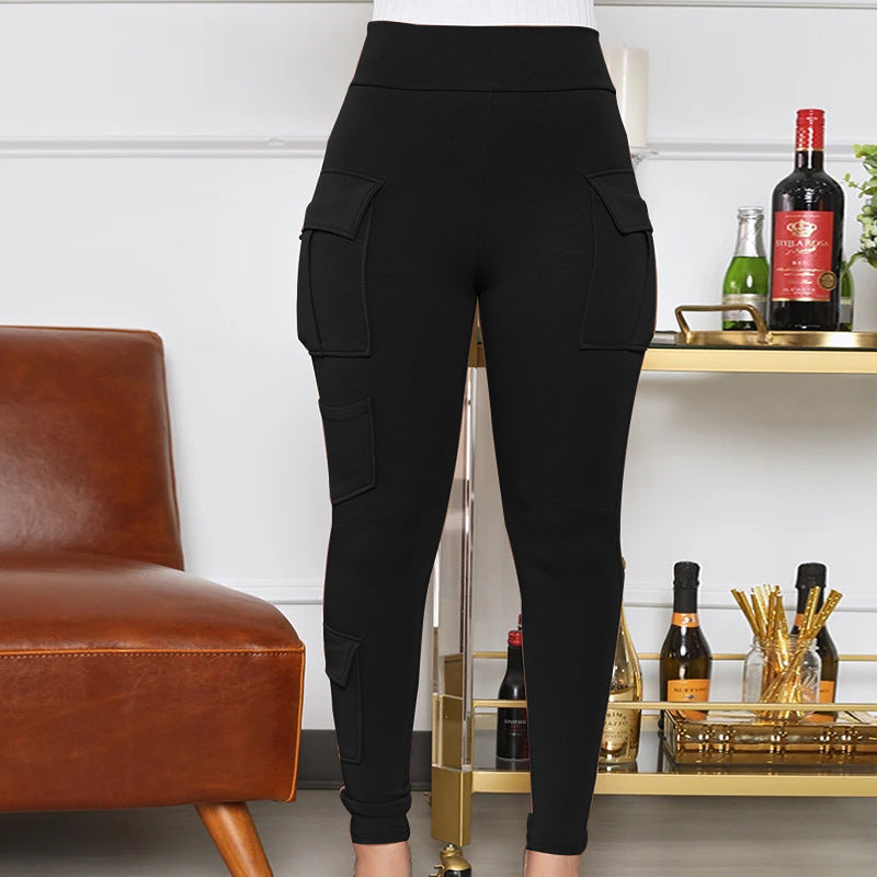 High Waist Slim Fit Women's Fashion Track Pants