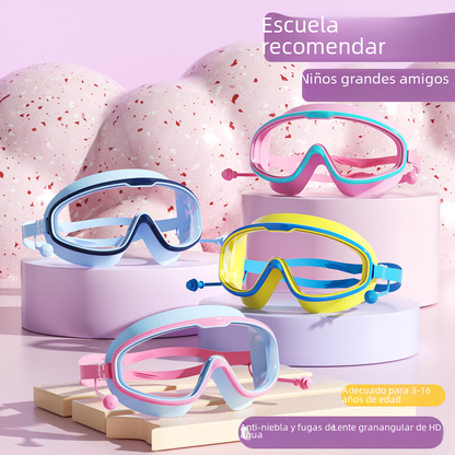 Children's Swimming Goggles - Anti-Fog, HD, Waterproof