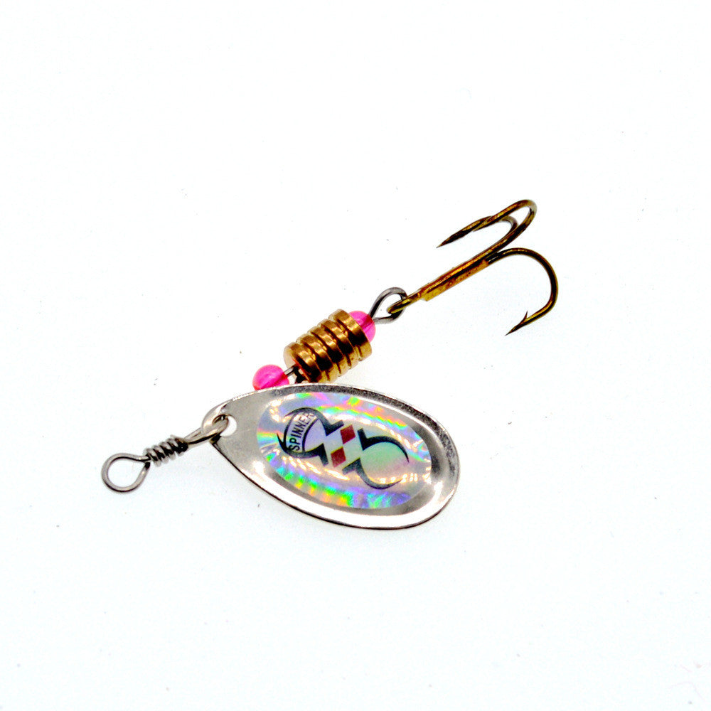 Rotating Metal Glitter Fishing Lure Bait Tackle