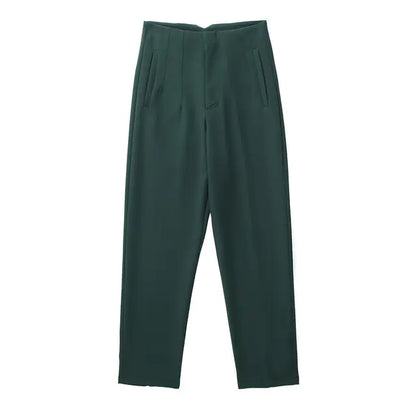 Chic Office Lady Straight Pants